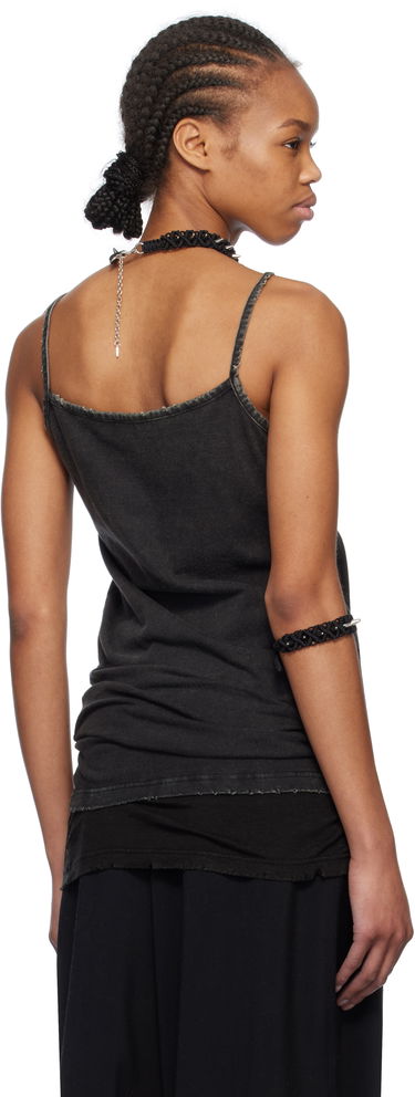 Linne We11done We11done Layered Sleeveless Tank Top Svart | WD-TT0-25-703-W-BK, 2