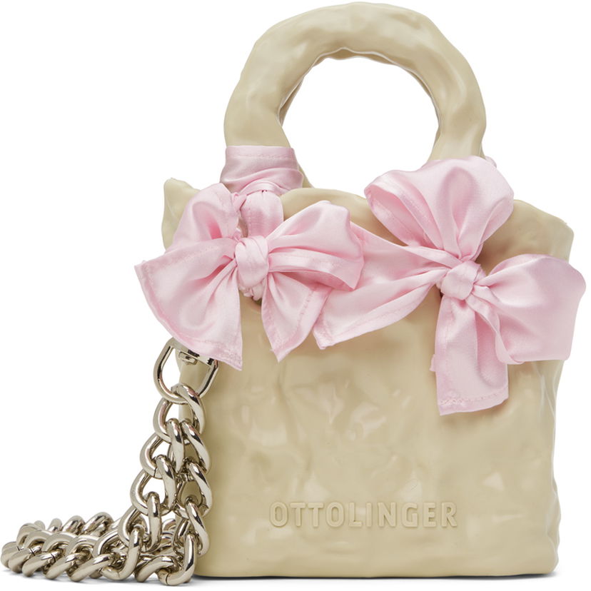 Handväska Ottolinger Signature Ceramic Bag Beige | 2700124