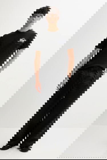 T-shirt KENZO Kenzo Paris Tiger Motif T-Shirt Svart | FF65TS1524SI, 1