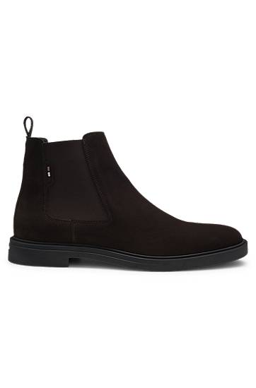 Kläder BOSS Suede Chelsea Boots Svart | 50552528, 1