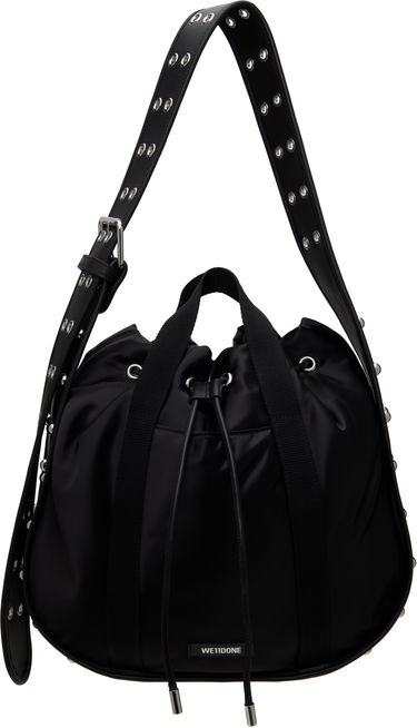 Handväska We11done We11done Belted Punk Drawstring Bag Svart | WD-AB0-25-482-U-BK, 0
