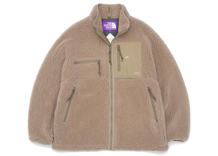 Jacka The North Face Purple Label Wool Boa Fleece Field Gore-Tex Infinium Jacket Beige Beige | NA2252N