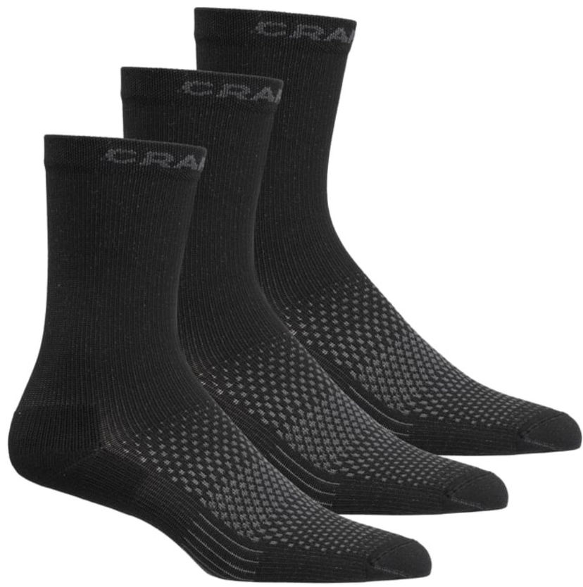 Strumpor Craft Craft Core Dry High Socks (3-Pack) Svart | 1916100-999000