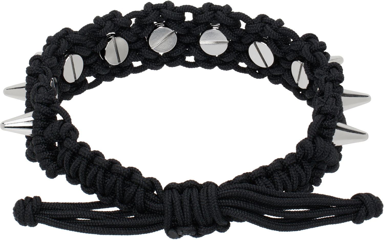 Armband We11done We11done Handmade Studded Bracelet Svart | WD-AJ0-25-599-U-BK, 1