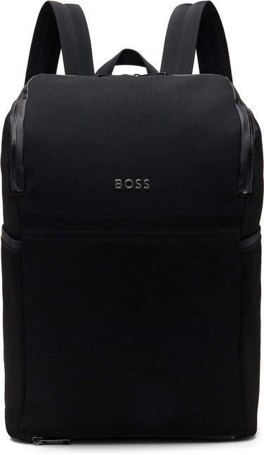 Ryggsäck BOSS BOSS Logo Hardware Backpack Svart | 50548311, 0