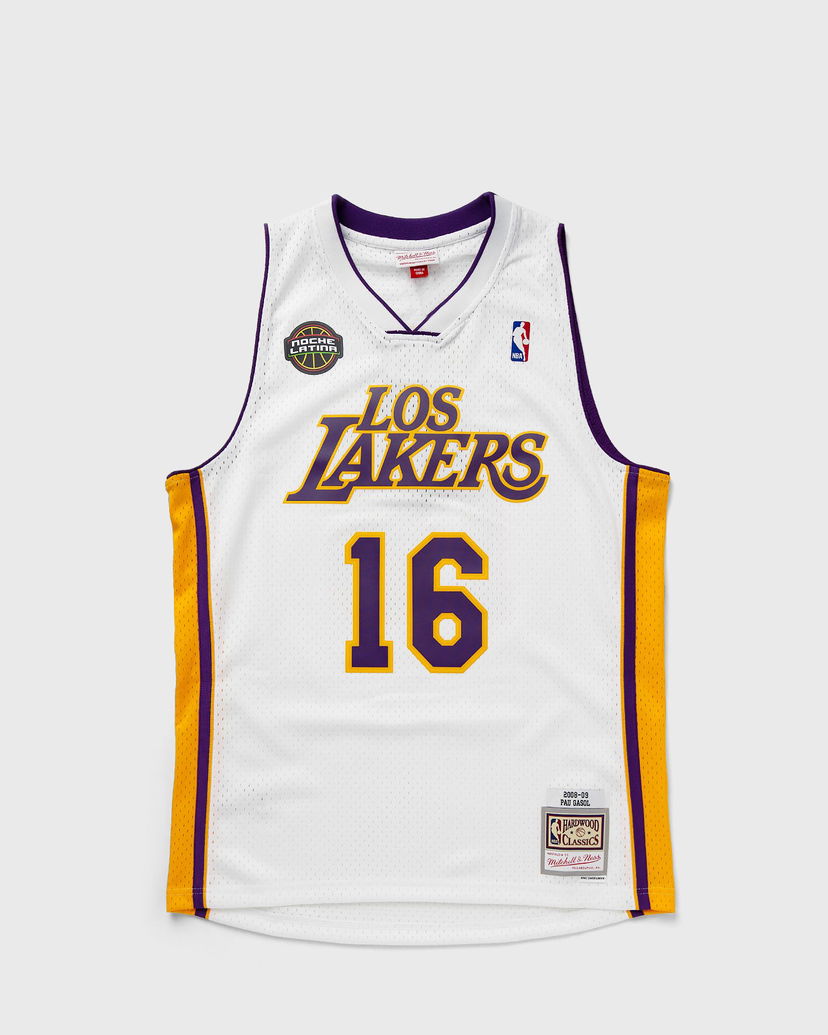 Jersey Mitchell & Ness NBA SWINGMAN JERSEY LOS ANGELES LAKERS 2008-09 PAU GASOL #16 Vit | SMJY7554-LAL08PGAWHIT