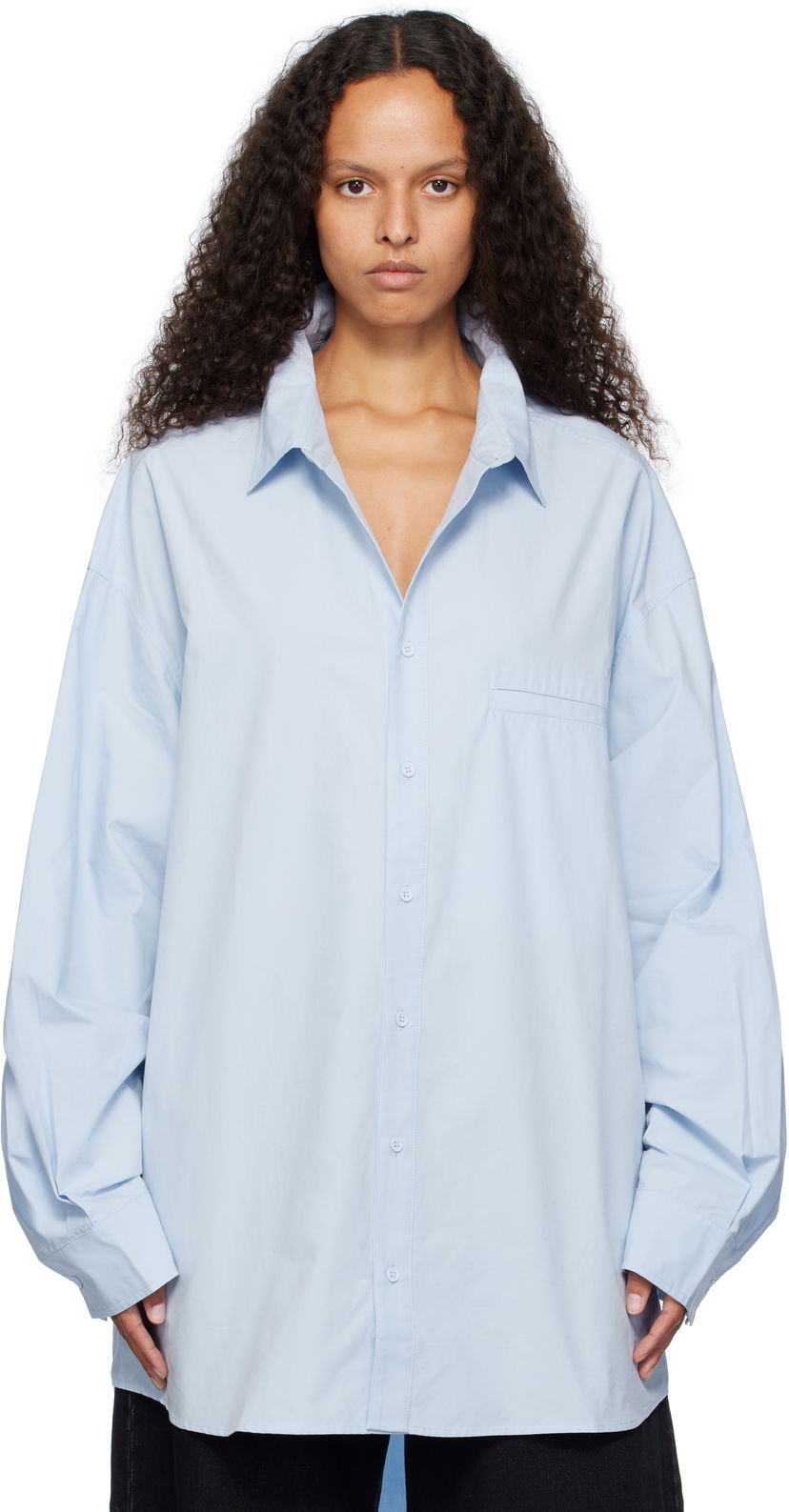 Skjorta Entire Studios Giant Shirt Blå | ES2565BB