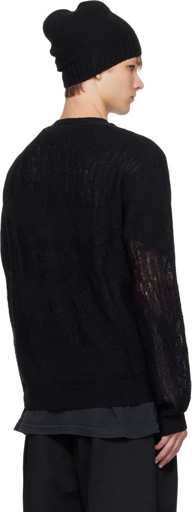 Sweater Ann Demeulemeester Ann Demeulemeester Kamillo Oversize Sweater Svart | B0013187-KN070-099, 2