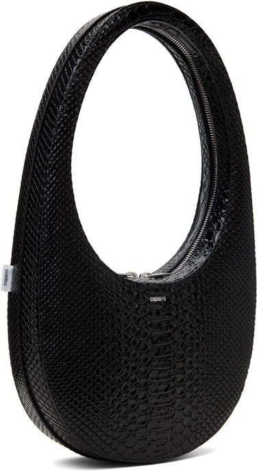 Handväska Coperni Coperni Python Embossed Swipe Bag Svart | COPBA01F6047, 1