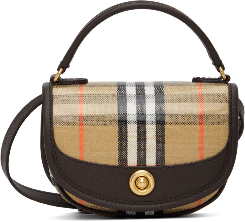Handväska Burberry Burberry Highlands Mini Bag Beige | 8112240
