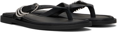 Skovård rag & bone Rag & Bone Gia Leather Thong Sandals Svart | WFF25SF1003LE03, 3