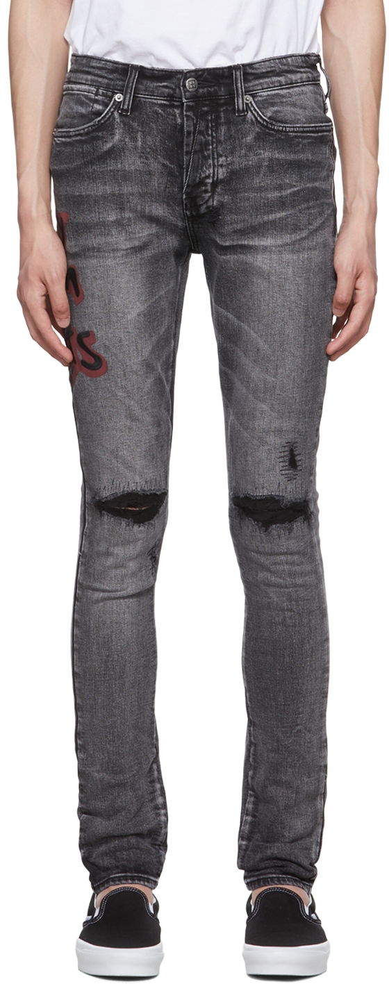 Jeans Ksubi Ksubi Van Winkle Spray Jeans Grå | MPF22DJ001