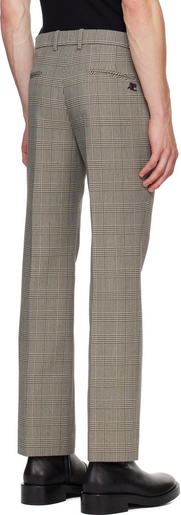 Byxor Courrèges Prince of Wales Check Trousers Brun | 324CPA249PL0166, 2