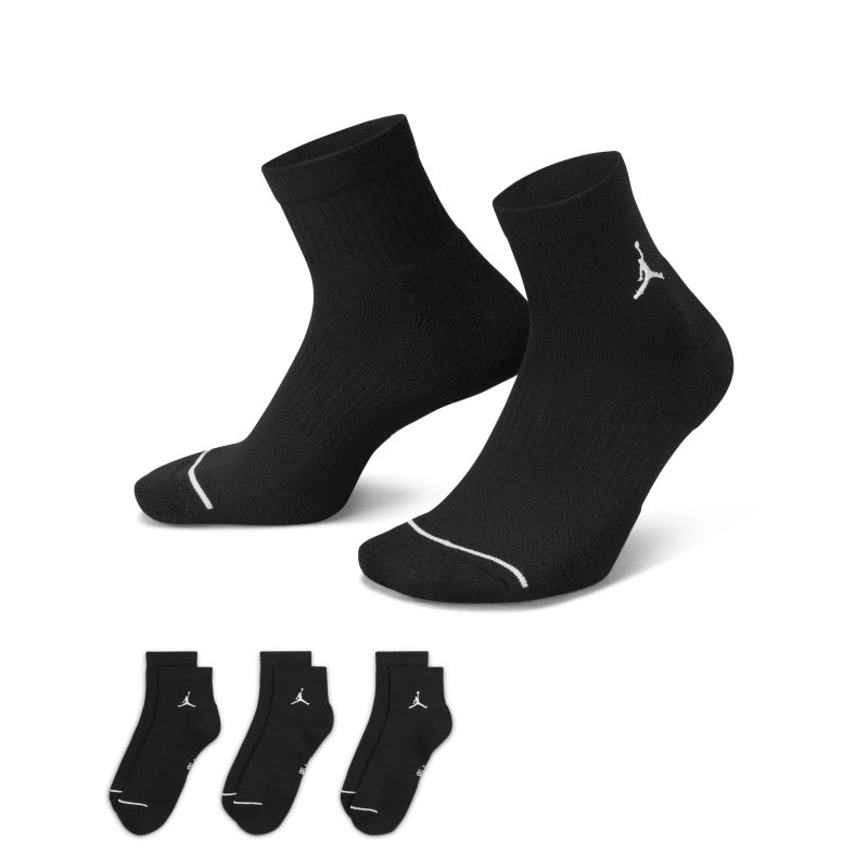 Strumpor Nike Everyday Ankle Socks 3-pack Svart | DX9655-010, 1