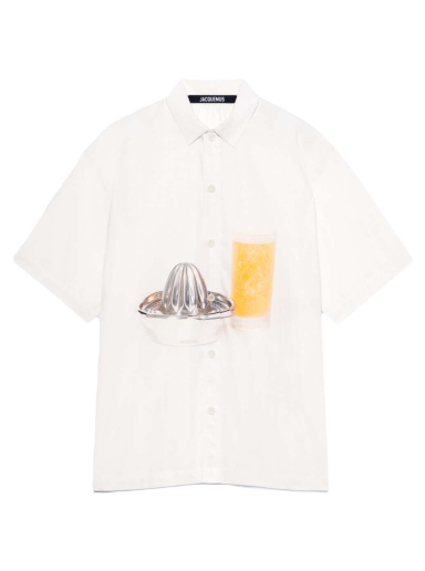 Skjorta Jacquemus La Chemise Moisson Press Sleeved Vit | 215SH009-1055 1BF