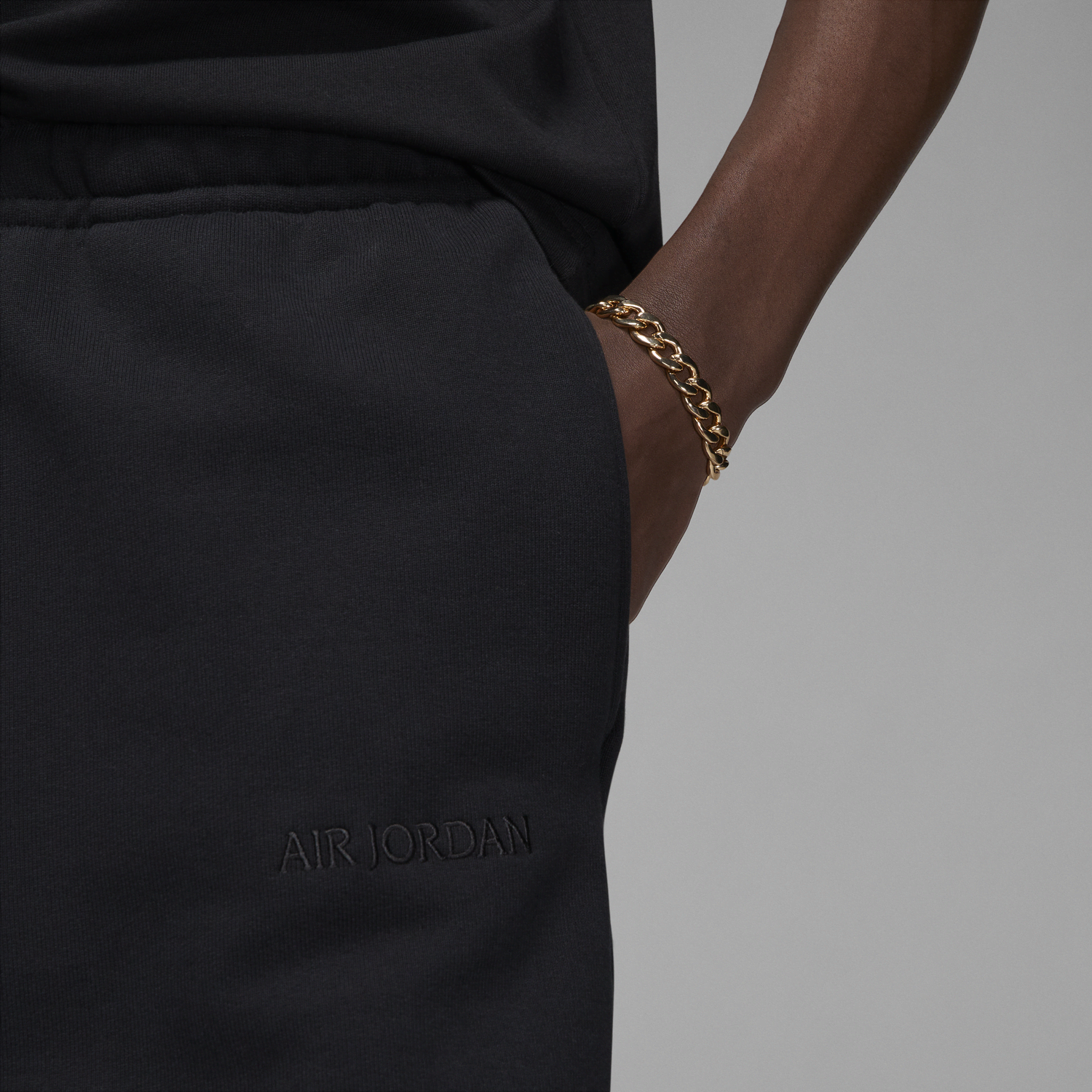 Träningsbyxor Jordan Air Jordan Wordmark Fleece PANT Svart | FJ0696-010, 1