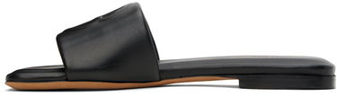Sneakers och skor Anine Bing Slides With Logo Accent Svart | A-14-9100-000, 2