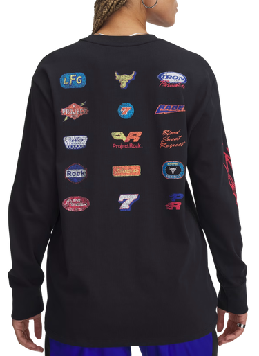 Sweater Under Armour Project Rock Long Sleeve T-Shirt Svart | 1389700-001, 2