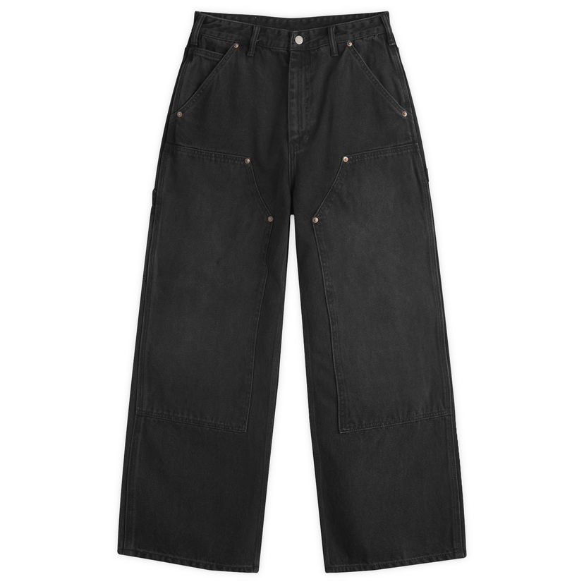 Cargo byxor thisisneverthat thisisneverthat Carpenter Denim Pants, Size Large Svart | TN251DPA5P03-BLK