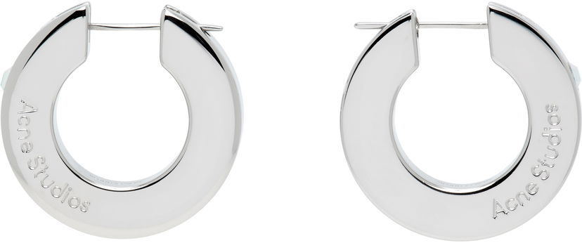Örhängen Acne Studios Acne Studios Crystal Hoop Earrings Metallisk | C50459-
