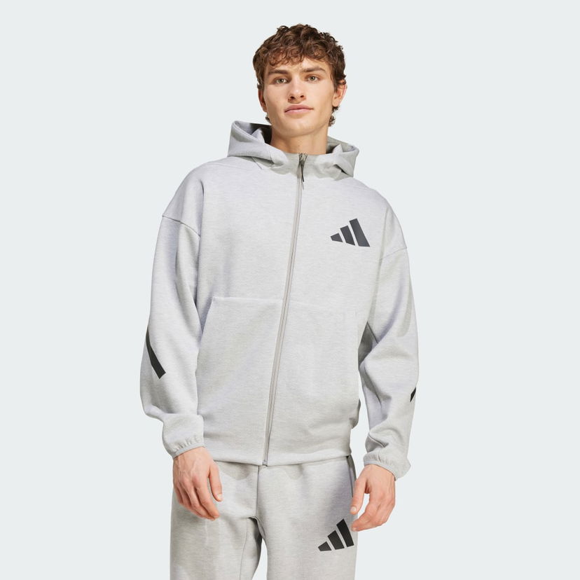 Sweatshirt adidas Performance Z.N.E. Full-Zip Hooded Vit | JF2450