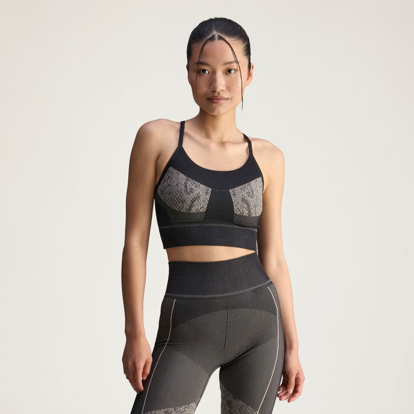 Behå adidas Performance Stella McCartney Seamless Yoga Sports Bra Svart | JN0537