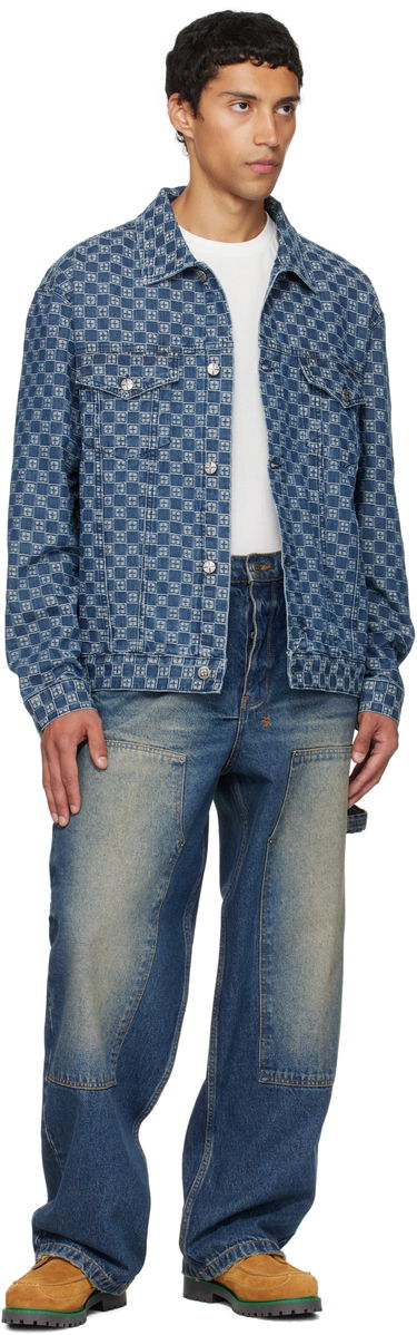 Jeans Ksubi Maxx Operator Rodeo Distressed Carpenter Loose Fit Jeans Blå | MFA25DJ034, 3