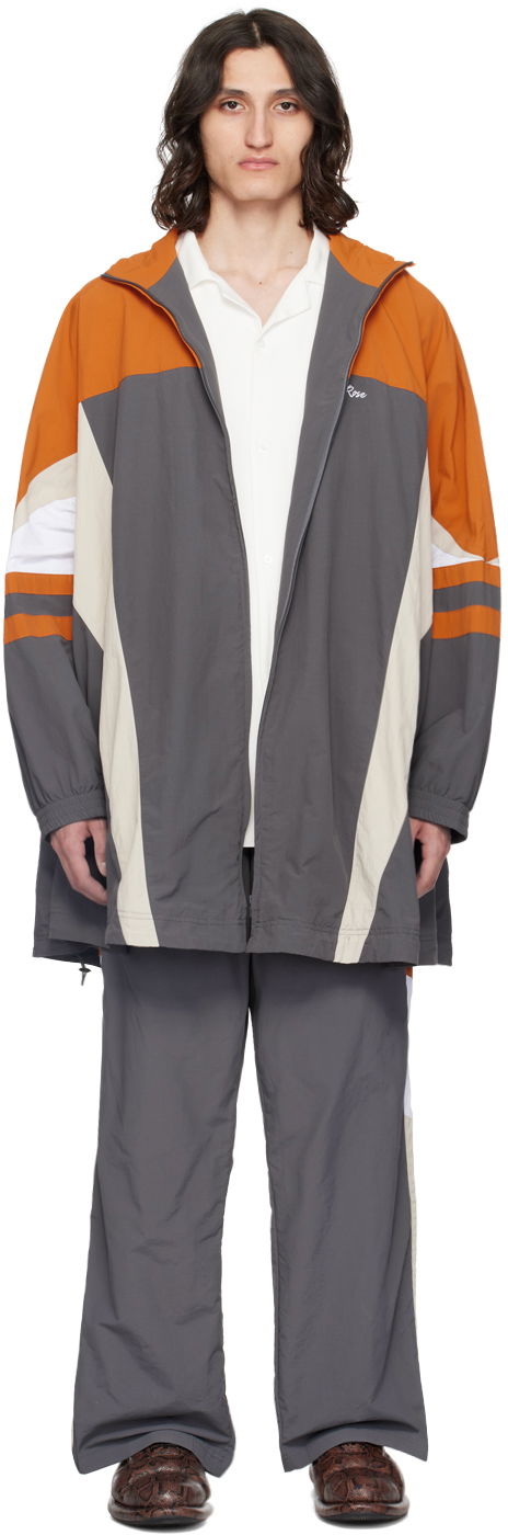 Vindjacka Martine Rose Compressed Track Jacket Grå | MRSS24-127