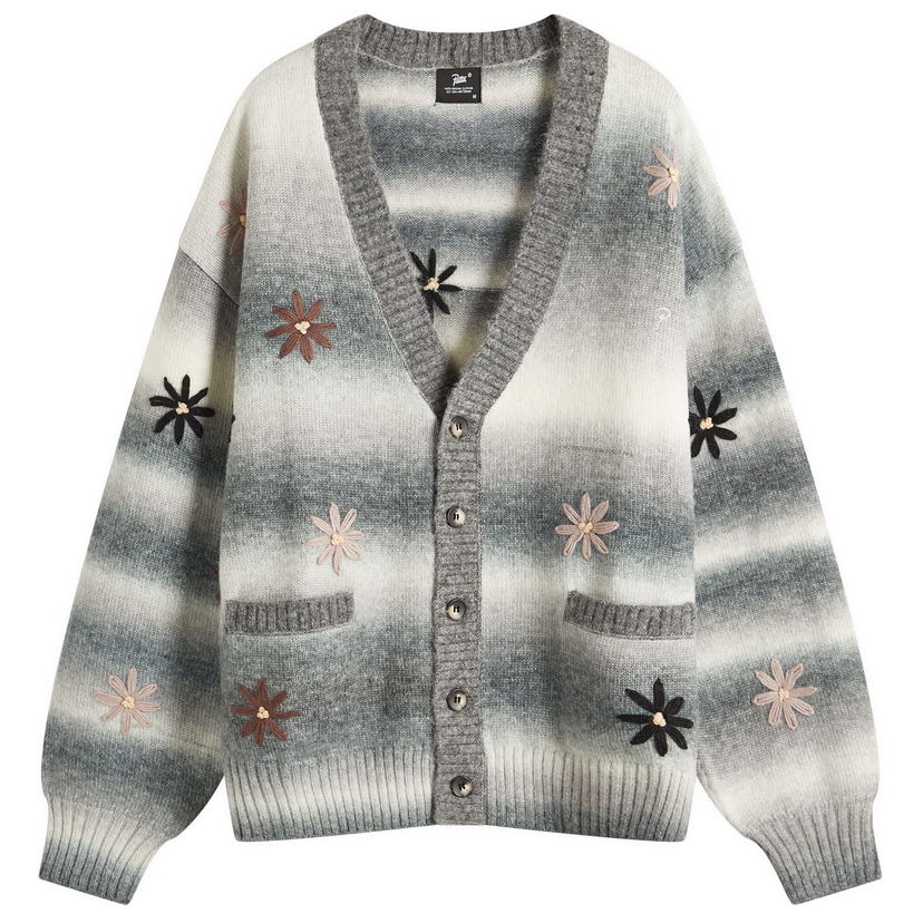 Sweater Patta Patta Peace & Love Knitted Cardigan Grå | POC-SS25-7010-391-0003-180