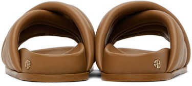 Sneakers och skor Anine Bing Lizzie Padded Leather Slides Brun | A-14-4028-230, 1
