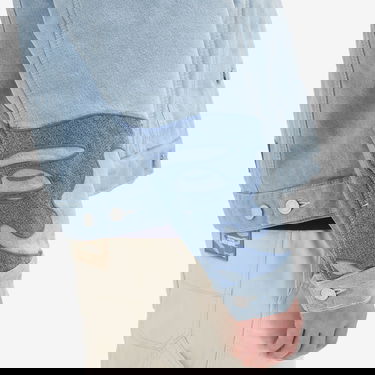 Jacka AAPE by A Bathing Ape AAPE Padded Denim Jacket, Size Large Blå | AAPJKM7679XXNBLL, 5