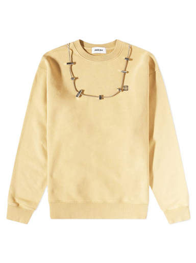 Sweatshirt Ambush Stoppers Crew Sweat Beige | BMBA028S23FLE0016264