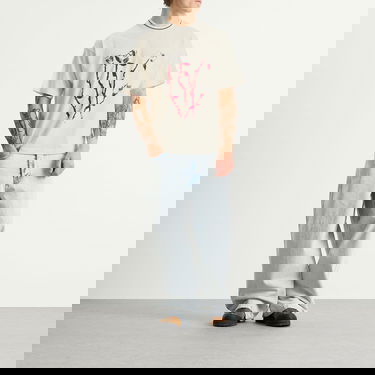 T-shirt Napapijri Martine Rose Rose Graphic T-Shirt Beige | NP0A4I56-206, 4