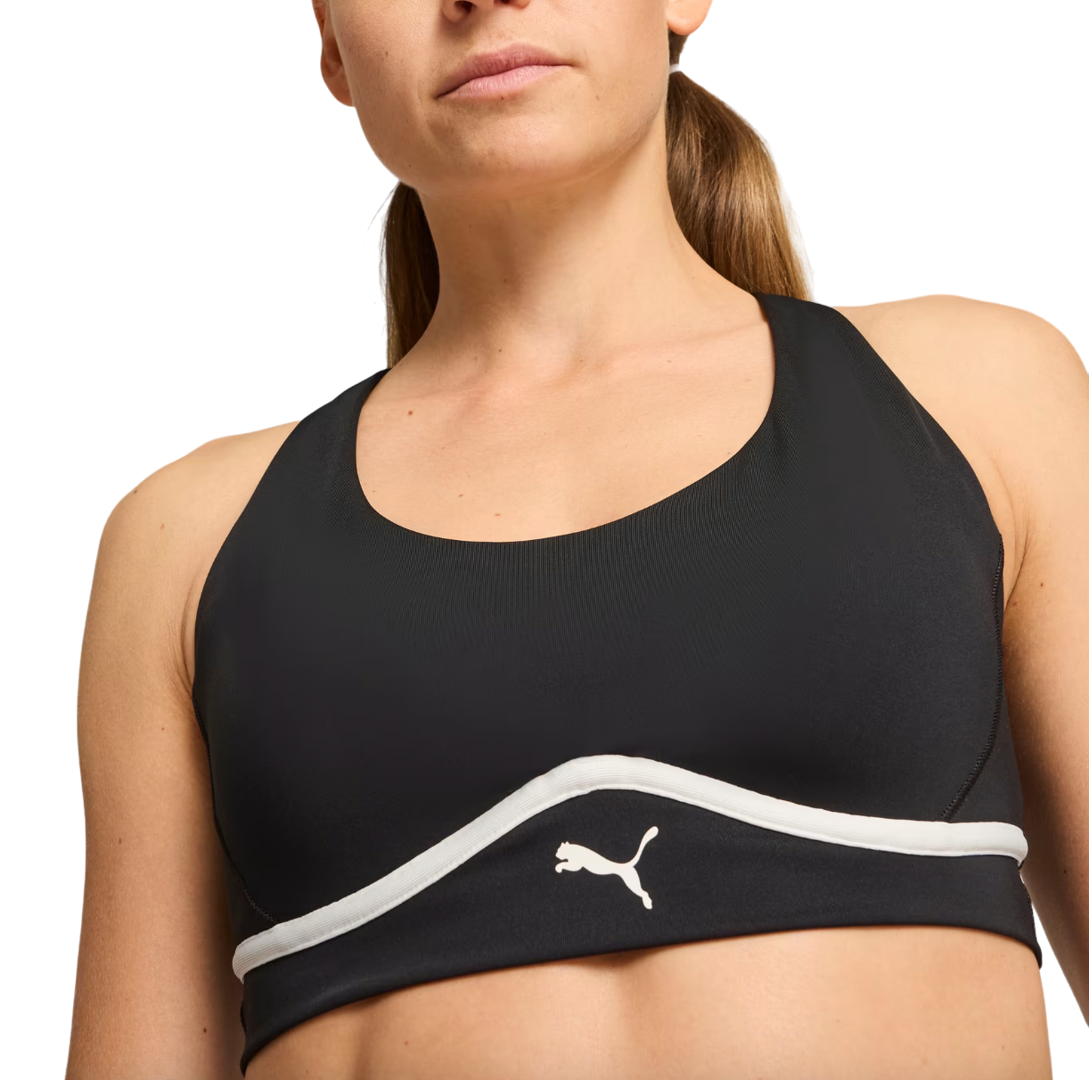Behå Puma 4KEEPS CLOUDSPUN Sculpting Sports Bra Svart | 525809-01, 0