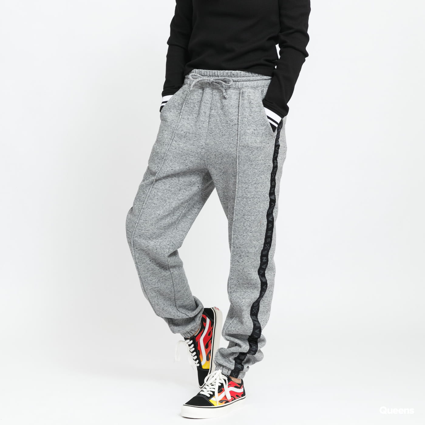 Träningsbyxor Vans Well Suited Fleece Grå | VN0A5JN5BLK1, 0