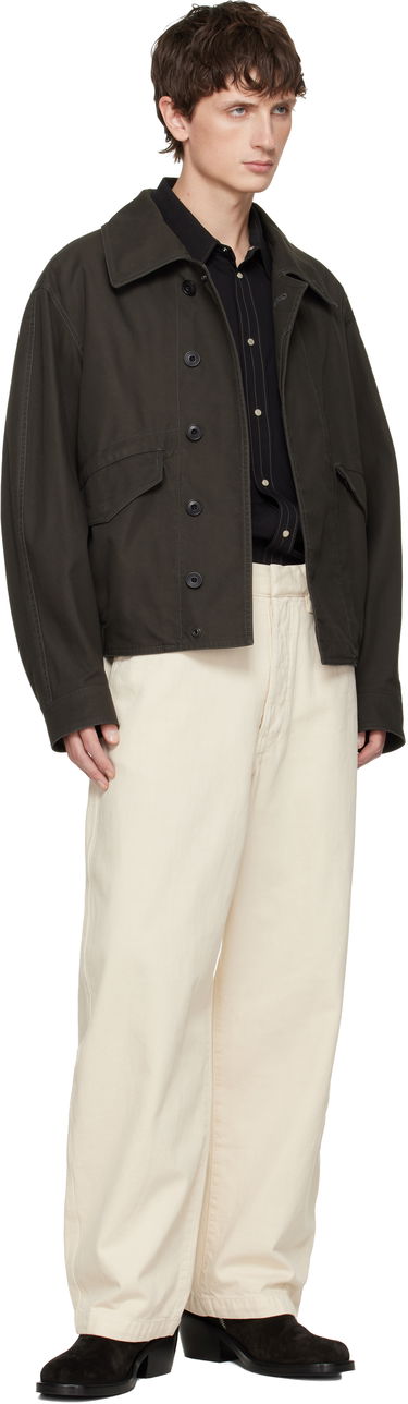 Jacka LEMAIRE LEMAIRE Boxy Blouson Jacket Brun | OW1169 LF1452, 3