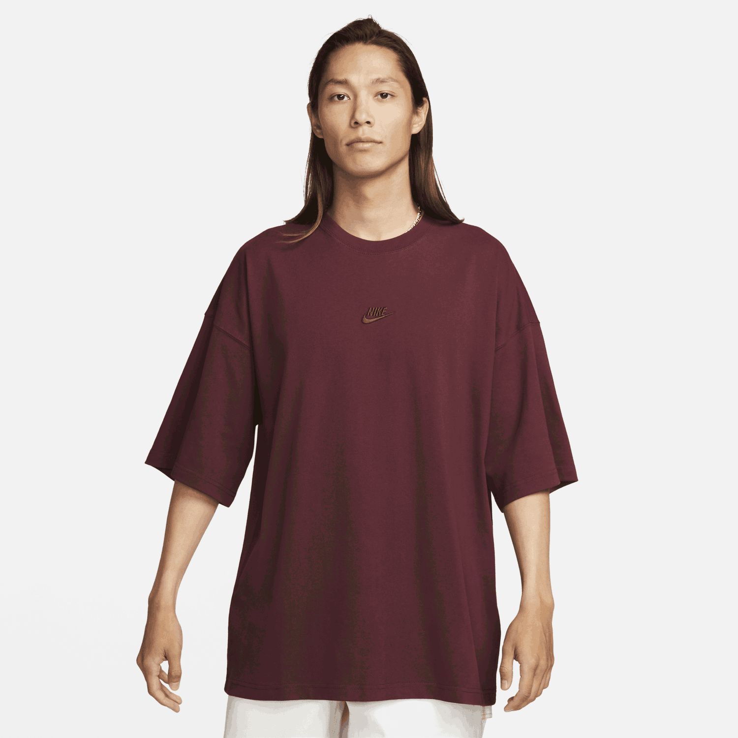 T-shirt Nike Sportswear Premium Essentials Bourgogne | FB9766-681, 0