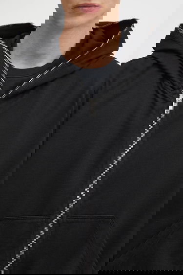 Sweatshirt Rick Owens Rick Owens DRKSHDW Jumbo Gimp Hoodie Svart | DU02E7283.RIG, 4