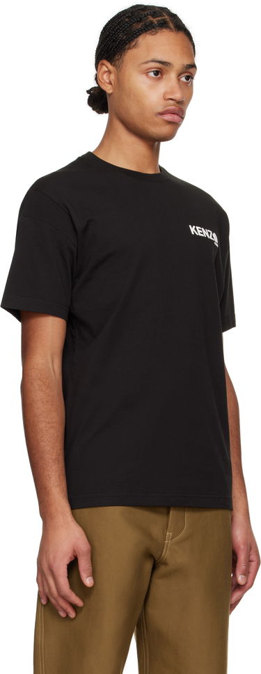 T-shirt KENZO Black Flower 2.0 T-Shirt Svart | FF55TS4894SG, 1