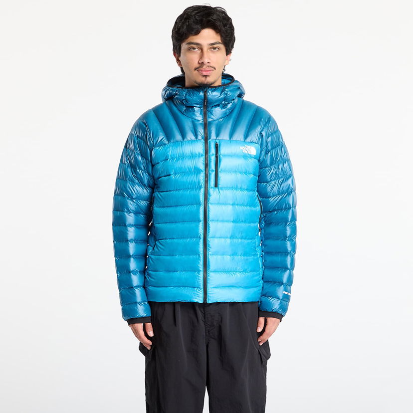 Pufferjacka The North Face Summit Breithorn Hooded Down Jacket Blå | NF0A87ZMD3P1