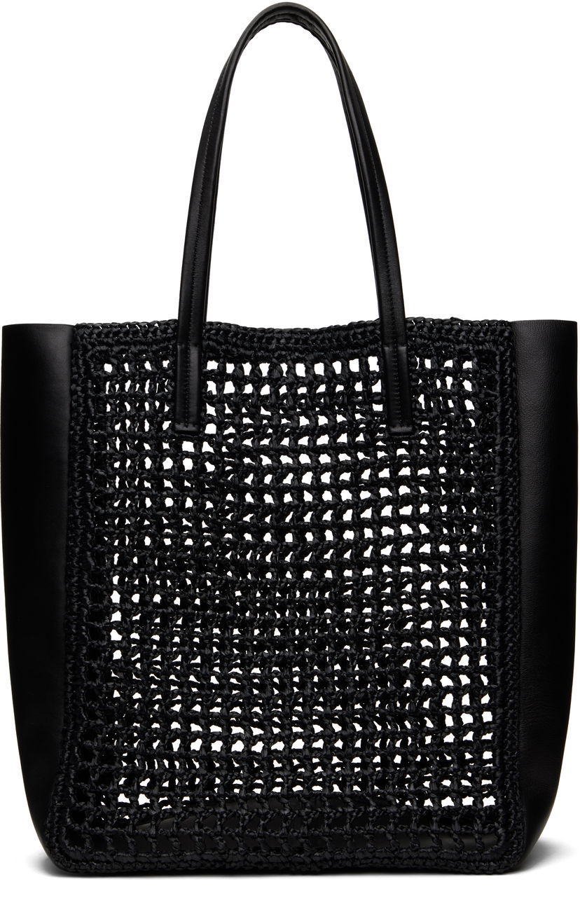 Tygpåse Khaite KHAITE Zoe Crochet Tote Svart | H1038-725