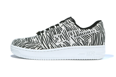 Sneakers och skor BAPE Bape Sta Low "Zebra" Svart | 1G30191005, 0