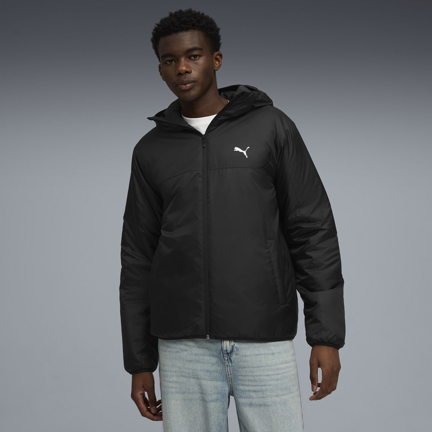 Pufferjacka Puma Essentials Lightweight Padded Jacket Svart | 688296_01, 0