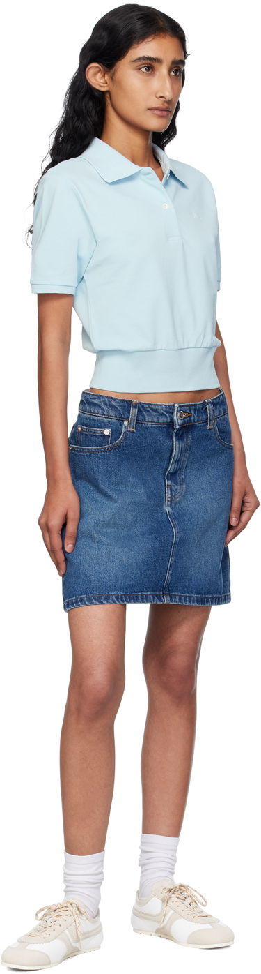 Kjol A.P.C. A.P.C. Denim Miniskirt Blå | COHJL-F06374, 3