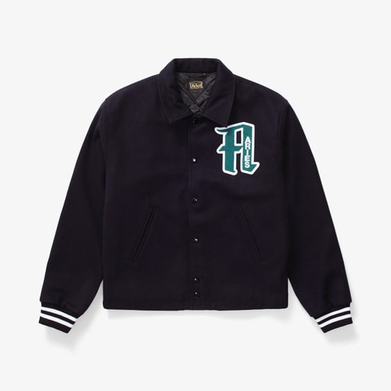 Jacka Aries Varsity Jacket Svart | FUAR70201-BLK, 0