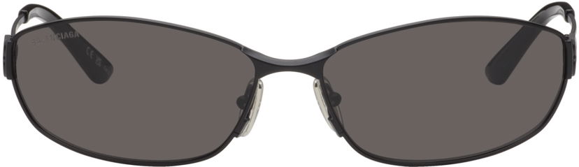 Solglasögon Balenciaga Mercury Oval Sunglasses Grå | BB0336S-001