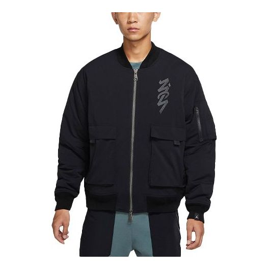Bomberjacka Jordan Jordan Zion Flight Embroidered Aviator Padded Jacket Svart | DJ5868-010