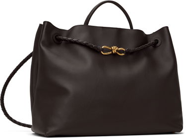 Tygpåse Bottega Veneta Large Andiamo Leather Tote Svart | 806010 V4O92, 1