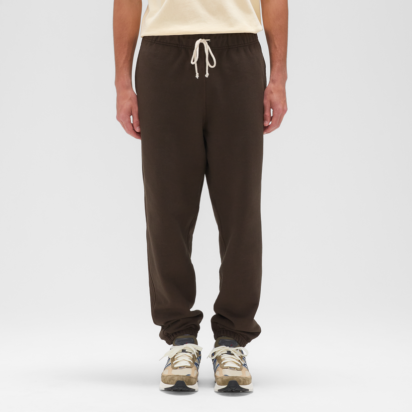 Träningsbyxor New Balance Sweatpants MADE in USA Brun | NBMP43547RHE