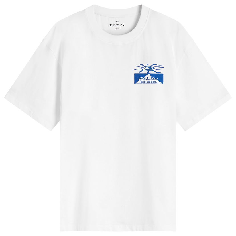 T-shirt EDWIN Mount Fuji Dusk Graphic Tee Vit | I036400-0267